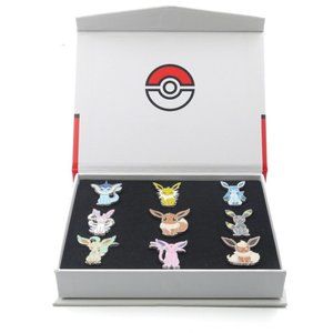 9-Pin Pokémon Eevee Evolutions Pin Box Set